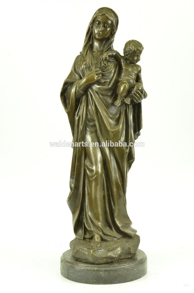母聖母マリアマドンナと赤ちゃんイエス宗教statue-問屋・仕入れ・卸・卸売り