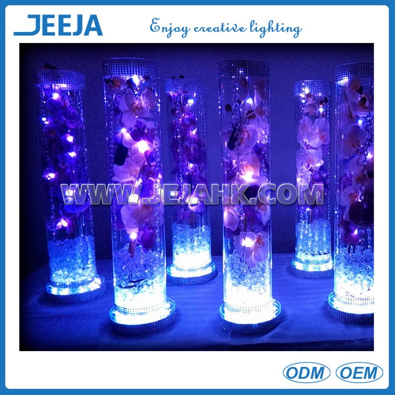 3aa 6インチrgbベースled目玉ライト用ウェディング-アンティーク、イミテーション工芸品問屋・仕入れ・卸・卸売り