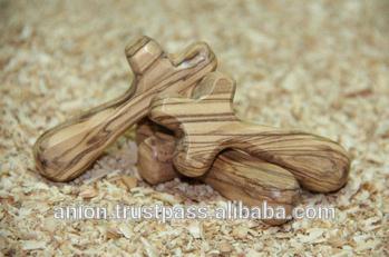 高品質絶妙な オリーブ ウッド notusual形状クロス-木工芸品、ウッドクラフト問屋・仕入れ・卸・卸売り