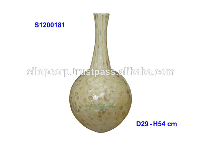 追加された漆花瓶貝殻s1200181|外-民芸品問屋・仕入れ・卸・卸売り