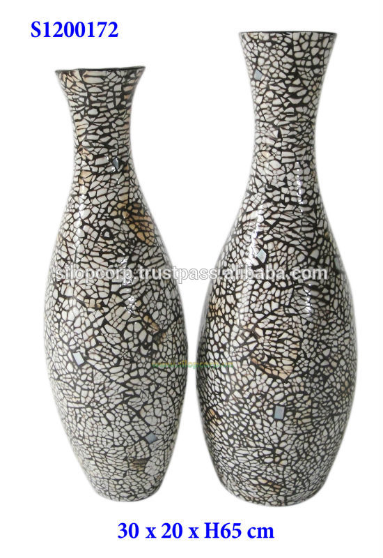 真珠のベトナムの母花瓶｜s1200172-民芸品問屋・仕入れ・卸・卸売り
