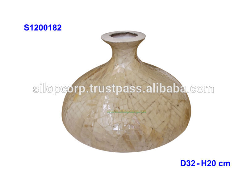 追加された漆花瓶貝殻s1200182|外-民芸品問屋・仕入れ・卸・卸売り
