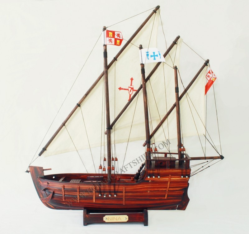 サンタ ニーナ木製船の モデル-手作り船モデル 、 特別ギフト-問屋・仕入れ・卸・卸売り