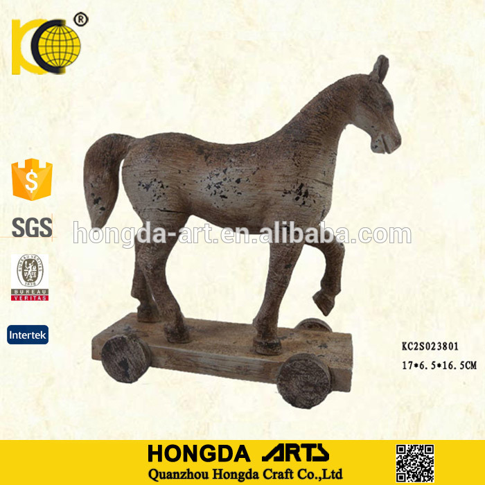 アンティーク樹脂馬の家装飾的な樹脂馬クラフト-アンティーク、イミテーション工芸品問屋・仕入れ・卸・卸売り