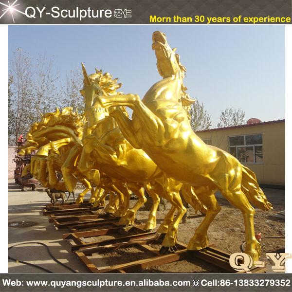 青銅金属等身大の馬の彫刻-金属工芸品問屋・仕入れ・卸・卸売り