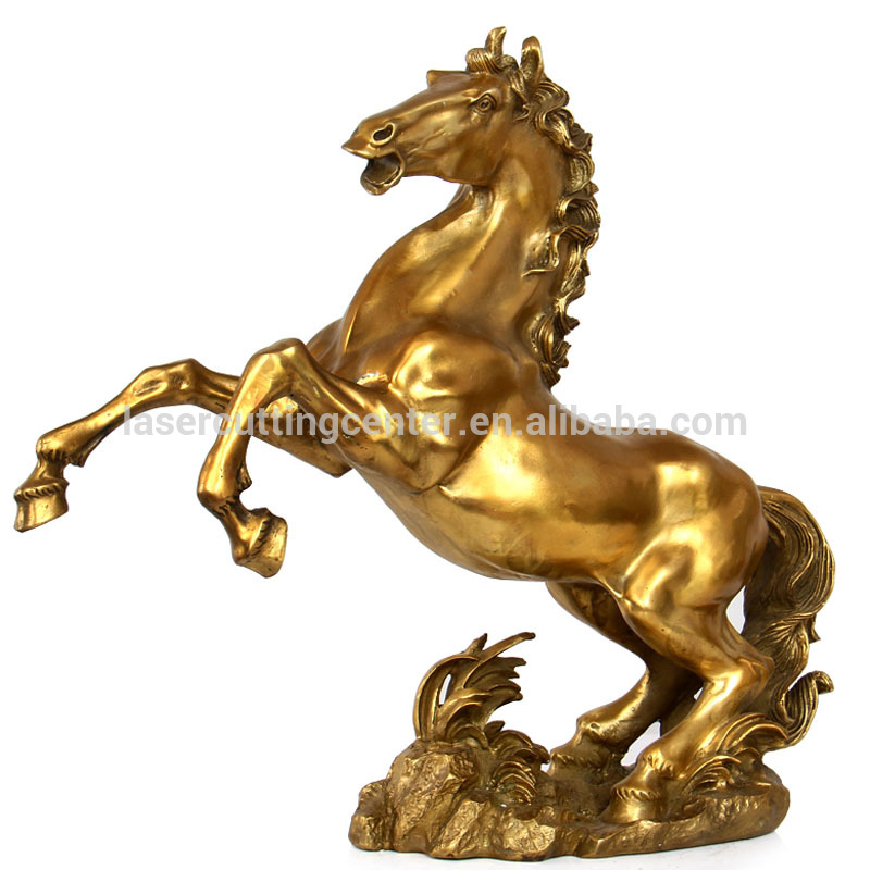 動物の銅像の銅仕上げの金属製の馬の彫刻-民芸品問屋・仕入れ・卸・卸売り