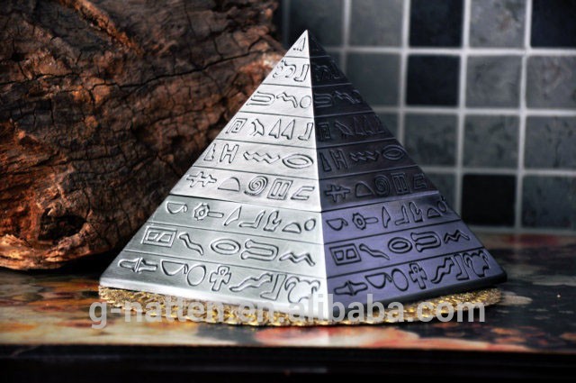 古代エジプトのピラミッド金属灰皿レトロ灰皿-金属工芸品問屋・仕入れ・卸・卸売り