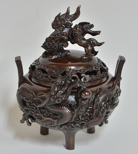 伝統ドラゴン彫刻香炉メイドによる日本職人-問屋・仕入れ・卸・卸売り