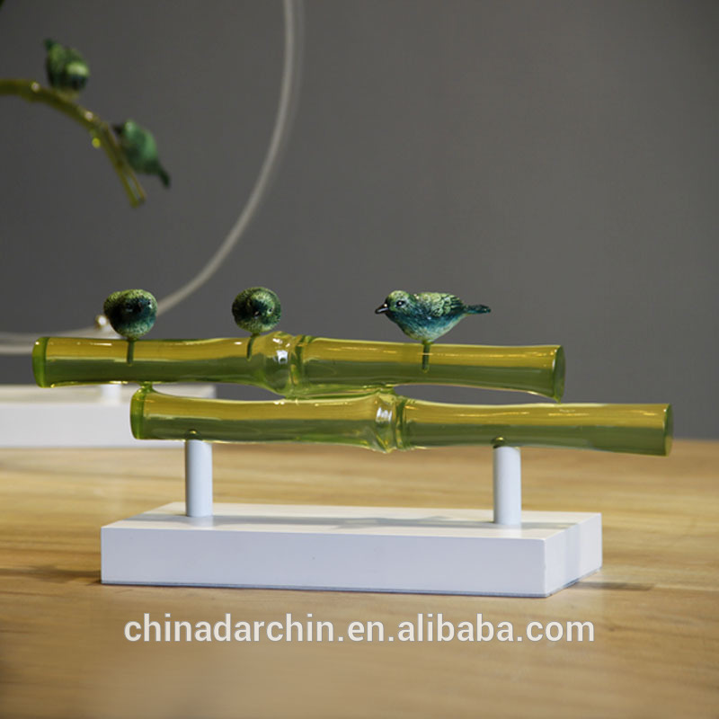 新しいデザインの透明美しい鳥の家の装飾-樹脂工芸品問屋・仕入れ・卸・卸売り