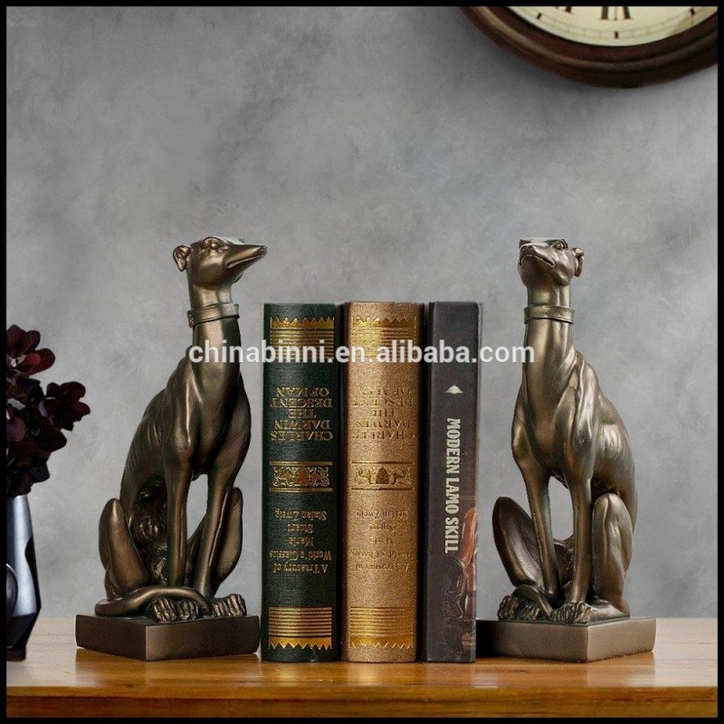 ユナイテッド像アンティークブロンズ犬スタチューユニークなブックエンドで真鍮装飾動物ブックエンド現代家の装飾サプライヤー在庫-民芸品問屋・仕入れ・卸・卸売り