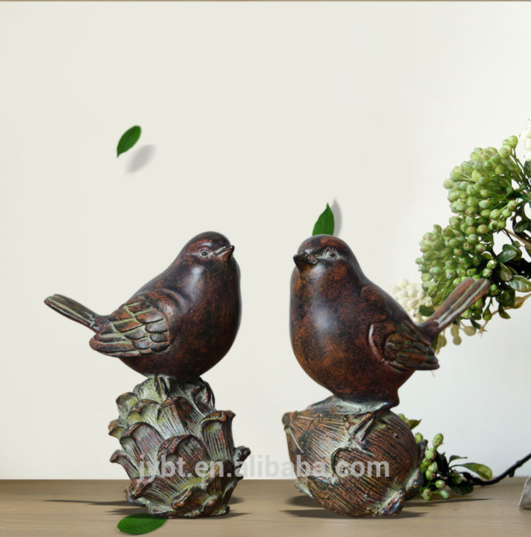 ヨーロッパ現代ホームdecortations個樹脂鳥家の装飾-アンティーク、イミテーション工芸品問屋・仕入れ・卸・卸売り