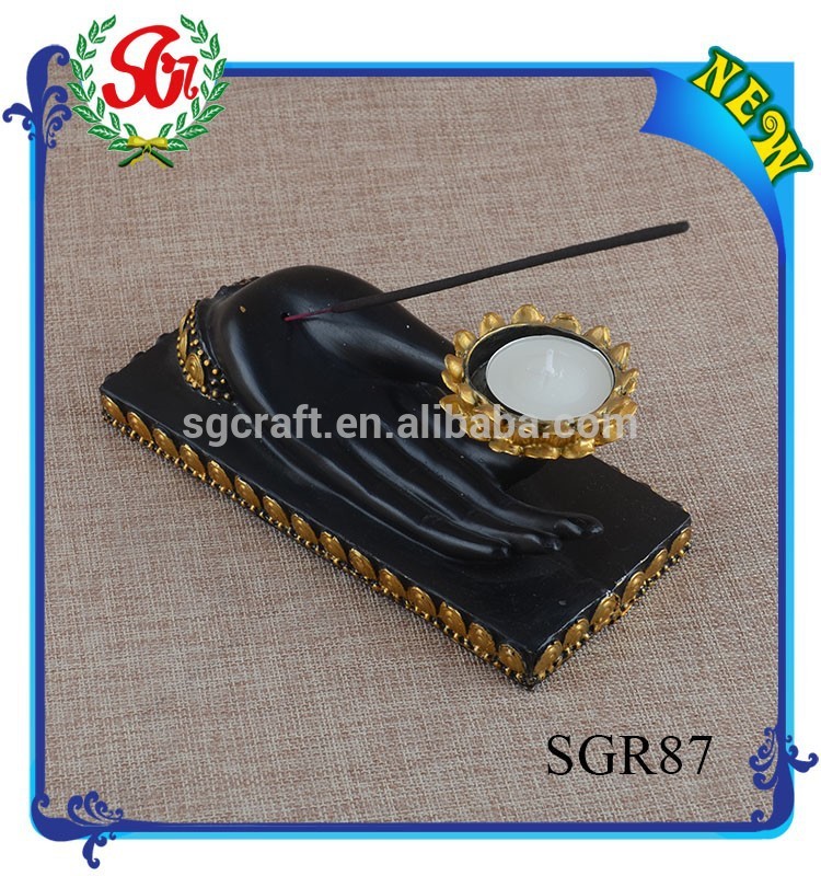 SGR87宗教クラフト用品キャンドル仏手線香立て-香炉問屋・仕入れ・卸・卸売り