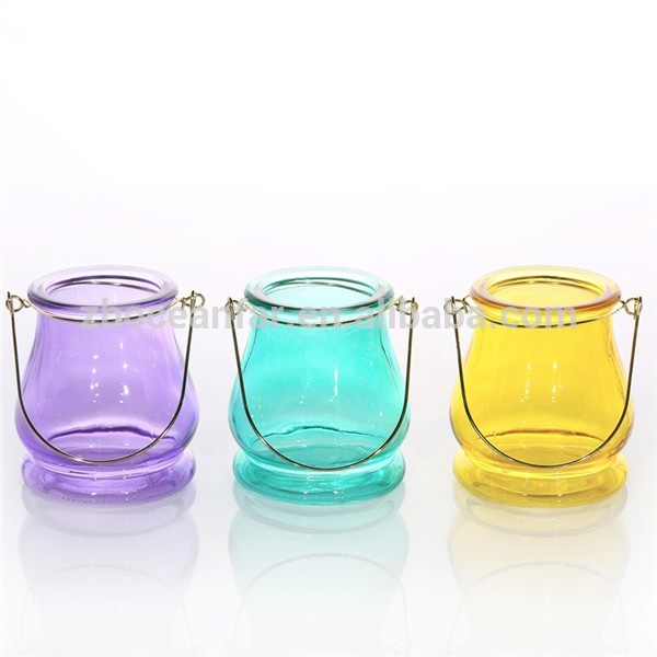 高品質着色されたランタンキャンドルホルダーファッションキャンドル瓶卸売-キャンドルホルダー問屋・仕入れ・卸・卸売り