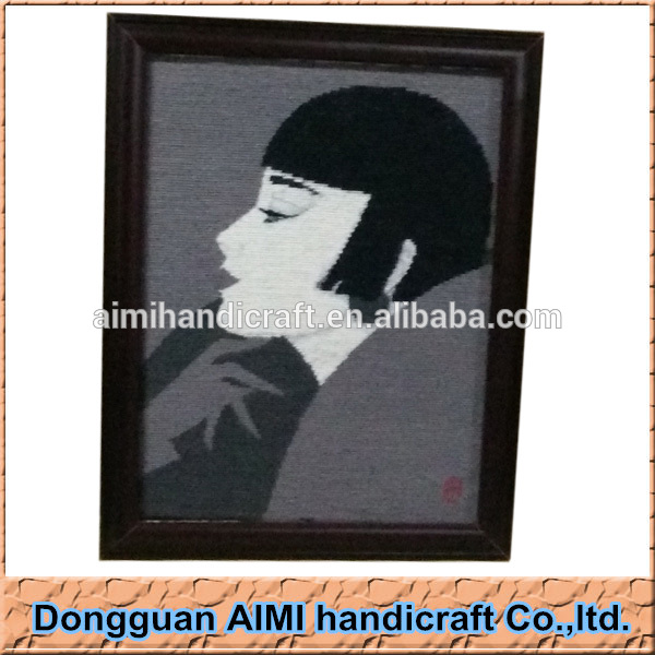 アイミー愛好家のための手工芸品ギフト、 カスタム針絵画妹へのプレゼント、 デザイン、 独自の画像の-フレーム問屋・仕入れ・卸・卸売り