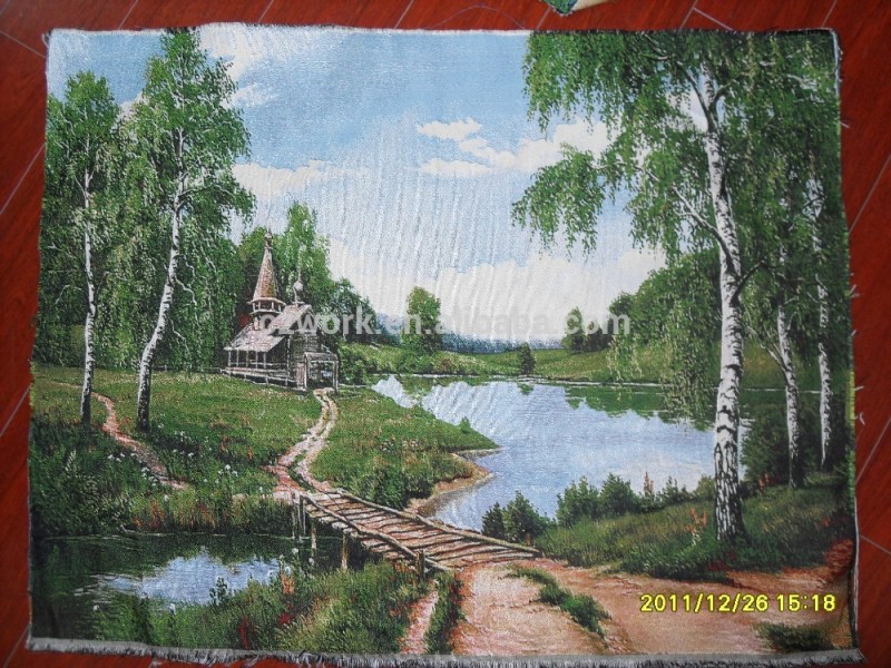 新しいデザイン近代西洋刺繍アート絵画/タペストリー、 カスタムフォト-風水工芸品問屋・仕入れ・卸・卸売り