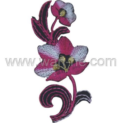 の刺繍のシルク家の装飾のための花のパッチ-造花問屋・仕入れ・卸・卸売り