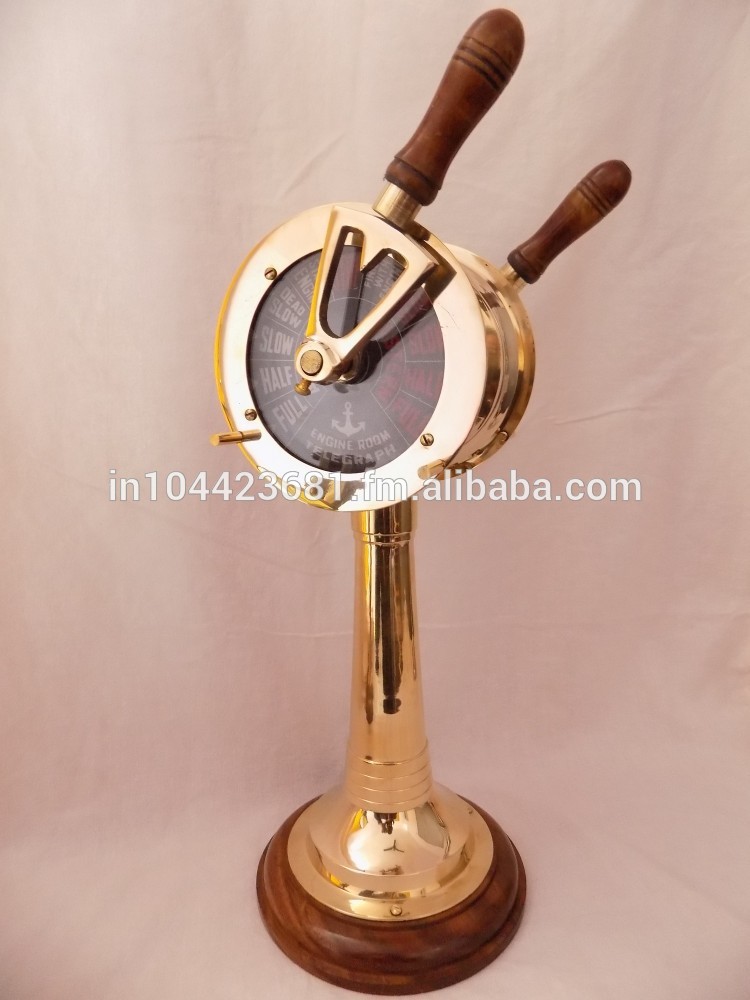 17" エンジン船の機能的な順序chadburn電信真鍮-金属工芸品問屋・仕入れ・卸・卸売り