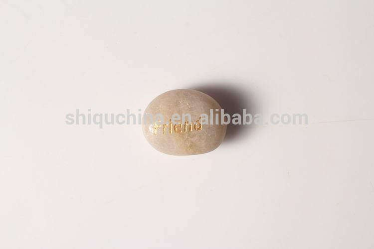 刻まれた平方2015磨かれた玄米川の岩・手紙小石石-芸術コレクター商品問屋・仕入れ・卸・卸売り