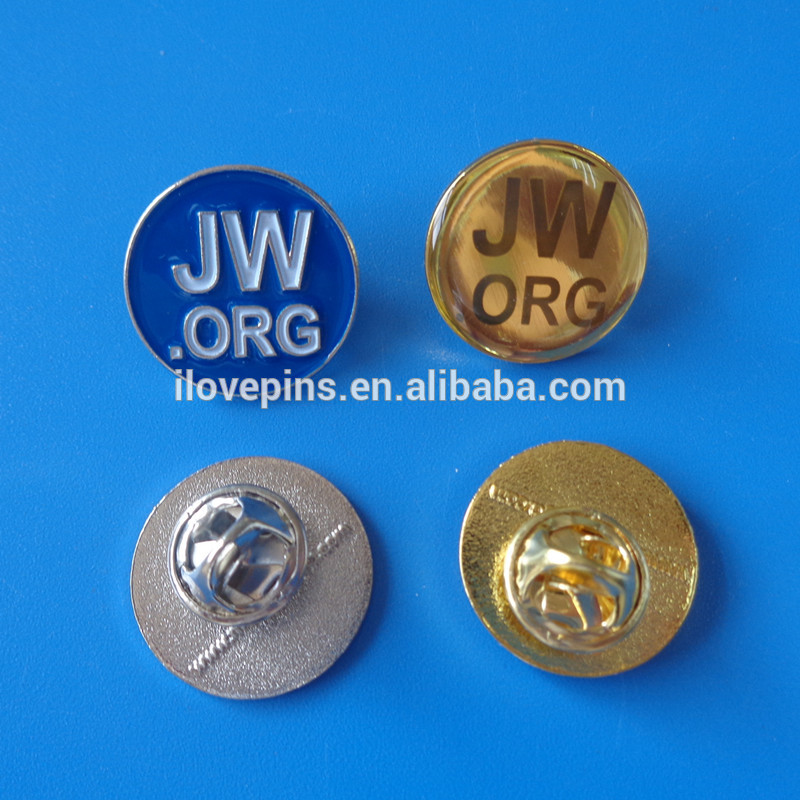 jw。 プロモーションorgラペルピンバッジバタフライクラッチ付き-金属工芸品問屋・仕入れ・卸・卸売り