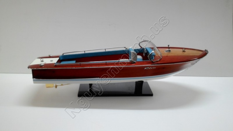リーヴァジュニア87センチメートルwoodel販売のためのモデル船( スピードボートのモデル)-芸術コレクター商品問屋・仕入れ・卸・卸売り