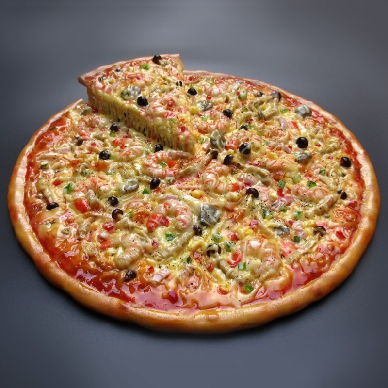 サンプルの広告製品より大きな偽ピザ食品モデル-芸術コレクター商品問屋・仕入れ・卸・卸売り