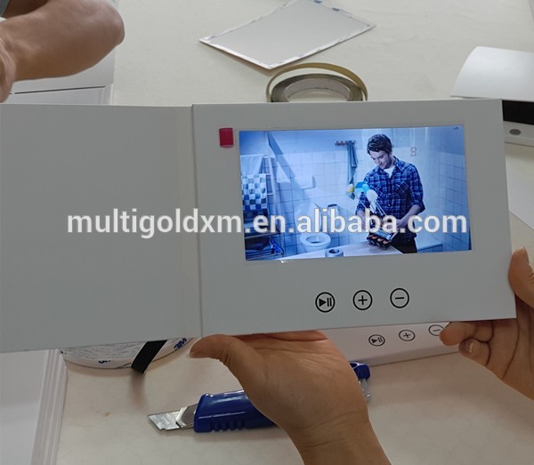 2.4インチ/2.8''/4.3"/5」/7'/9」/10'' tftlcdビデオカード/lcdビデオパンフレット/videoパンフレット広告のための-紙工芸品、ペーパークラフト問屋・仕入れ・卸・卸売り