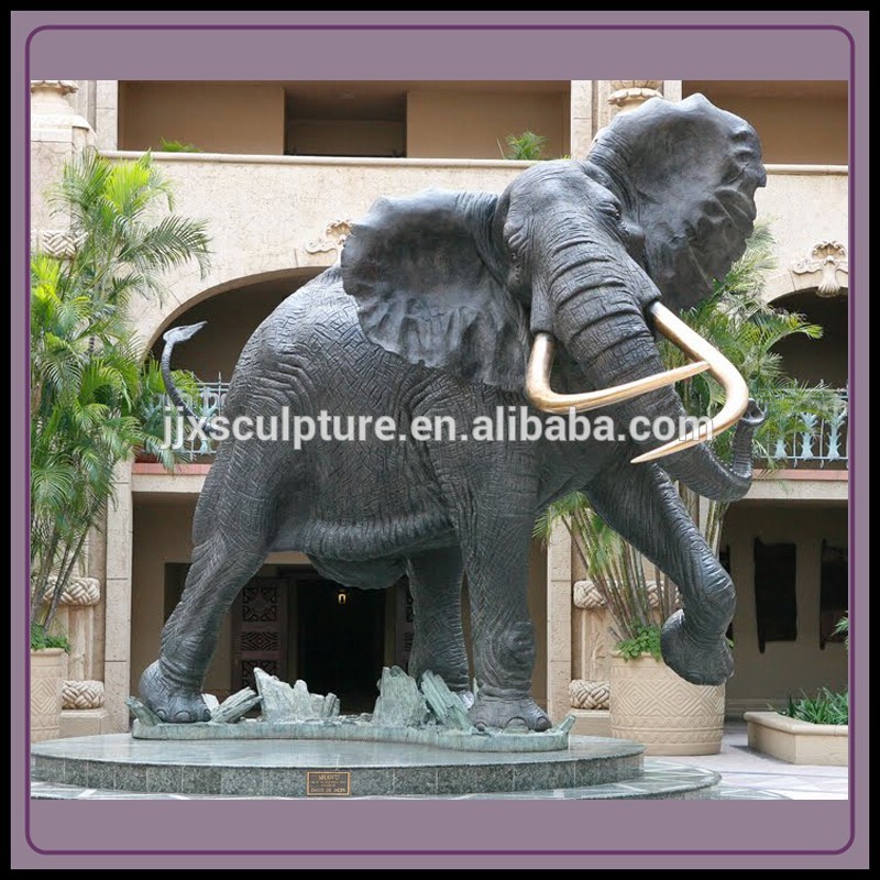 アンティークブロンズ象の彫刻-民芸品問屋・仕入れ・卸・卸売り