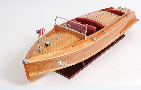 クリス·クラフトランナバウト模型ボート-木工芸品、ウッドクラフト問屋・仕入れ・卸・卸売り