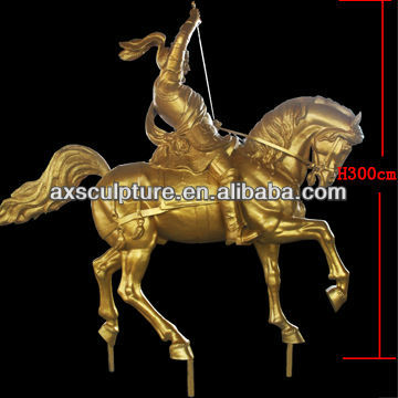 青銅の馬の兵士の彫刻( 30年工場)-芸術コレクター商品問屋・仕入れ・卸・卸売り