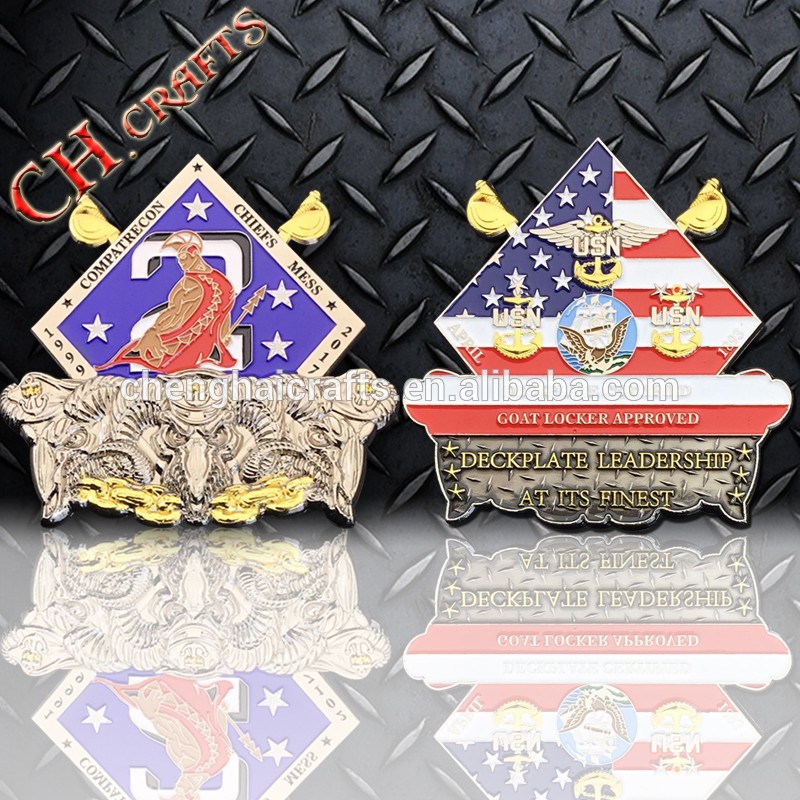 米海軍チーフ海軍プライドカスタム刻ま海軍コイン-金属工芸品問屋・仕入れ・卸・卸売り