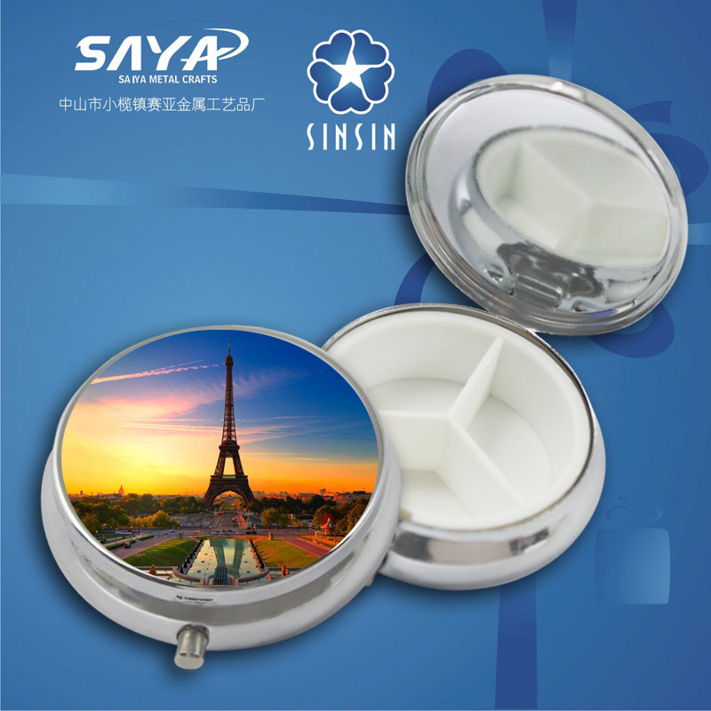 フランスエッフェル塔のお土産付きピル? ボックス卸売価格-金属工芸品問屋・仕入れ・卸・卸売り