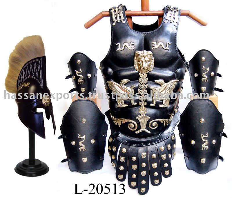 革鎧キュイラス セット で コリント式ヘルメット クロウ-芸術コレクター商品問屋・仕入れ・卸・卸売り