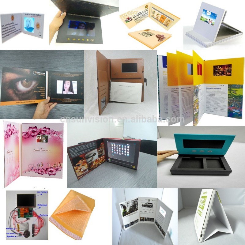 高品質lcdビデオパンフレット、液晶グリーティングカードから中国工場-問屋・仕入れ・卸・卸売り