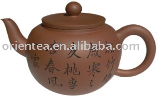 平らなふたのyixing茶鍋-彫刻工芸品問屋・仕入れ・卸・卸売り