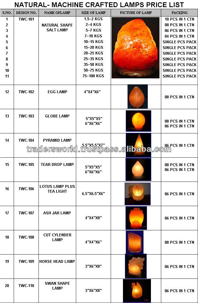 (素晴らしいオファー) ヒマラヤ自然と細工された塩ランプカタログ-彫刻工芸品問屋・仕入れ・卸・卸売り