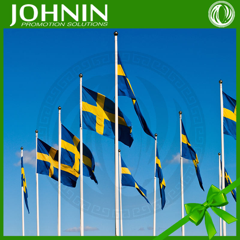 16ＦＴ旗伸縮アルミポールとスウェーデンフラグ-旗、バナー、およびアクセサリー問屋・仕入れ・卸・卸売り