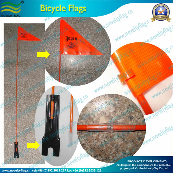 ガラス繊維で自転車の安全性フラグポール-旗、バナー、およびアクセサリー問屋・仕入れ・卸・卸売り