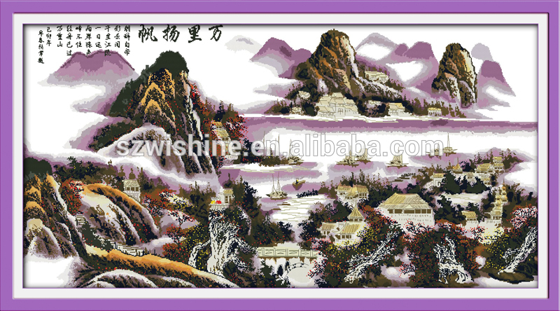 セーリング/花/針アート/針作業/刺繍クロスステッチ-織物と織物工芸問屋・仕入れ・卸・卸売り