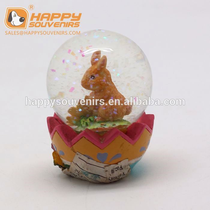 ポリ樹脂の高品質の休日のお土産かわいい動物の子供のためのスノードーム-樹脂工芸品問屋・仕入れ・卸・卸売り