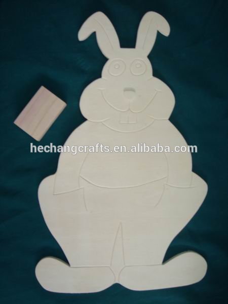 安い木製ウサギ工芸、 カスタム木製動物工芸-木工芸品、ウッドクラフト問屋・仕入れ・卸・卸売り