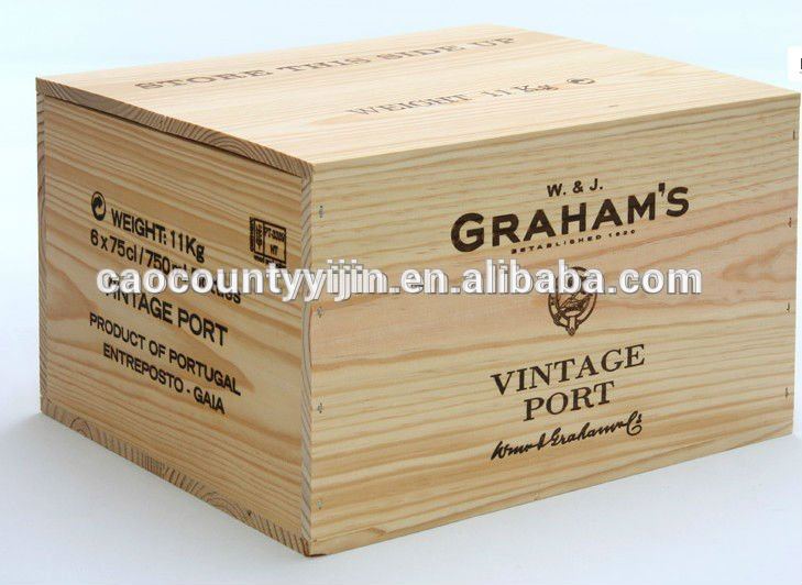 高品質の6本のびんのための木のワイン箱-民芸品問屋・仕入れ・卸・卸売り