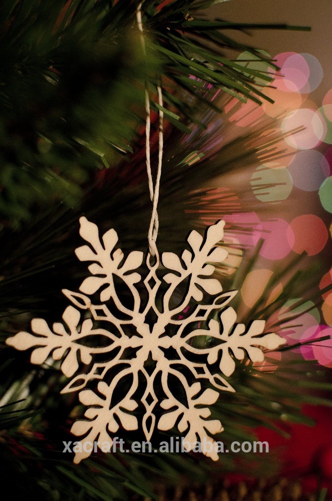 木製のクリスマスツリーの装飾mdfの形状の空白-民芸品問屋・仕入れ・卸・卸売り