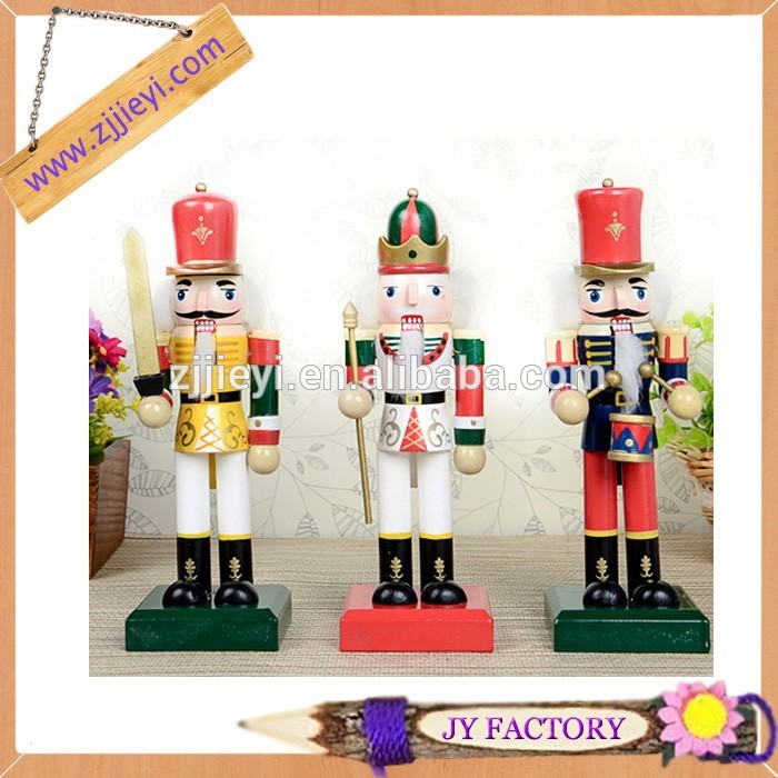 ベストセラーの木の工芸品贈り物クリスマスくるみ割り人形の兵士2014年木製のクリスマスくるみ割り人形-木工芸品、ウッドクラフト問屋・仕入れ・卸・卸売り