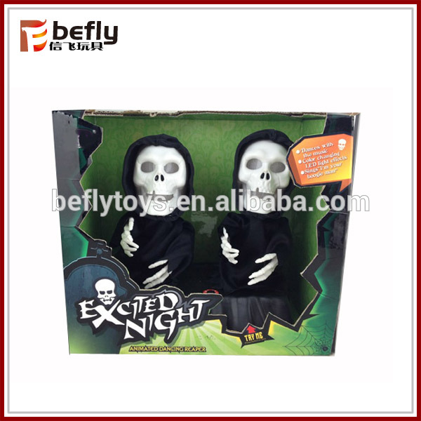 Dancing toy skull halloween figurine for kids-造花問屋・仕入れ・卸・卸売り