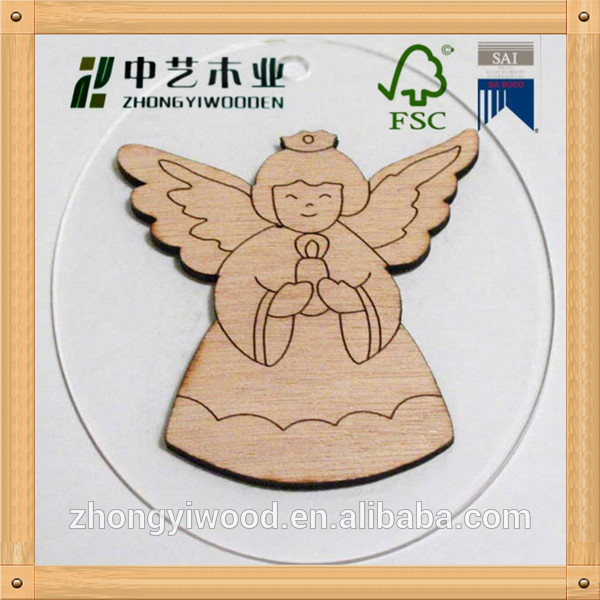 中国製造recyle手作り天然木の天使の装飾-木工芸品、ウッドクラフト問屋・仕入れ・卸・卸売り