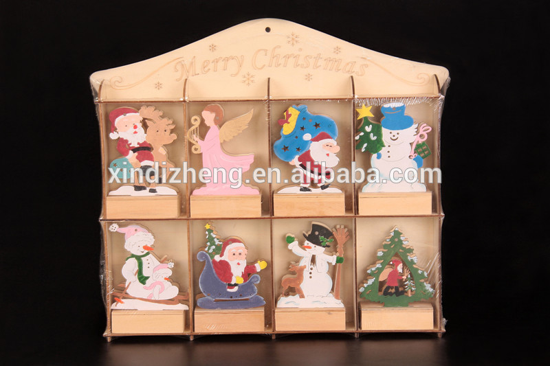Miiniクリスマスキャンドルブリッジledライト-木工芸品、ウッドクラフト問屋・仕入れ・卸・卸売り