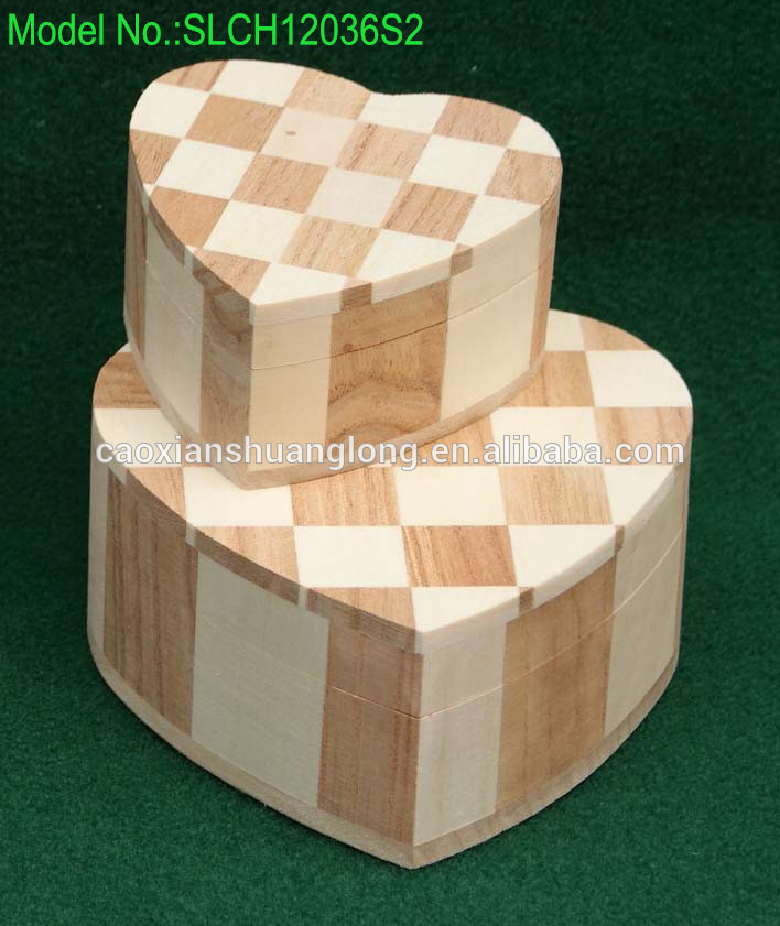 新しい2014年ハート形の箱を設計された木製-民芸品問屋・仕入れ・卸・卸売り