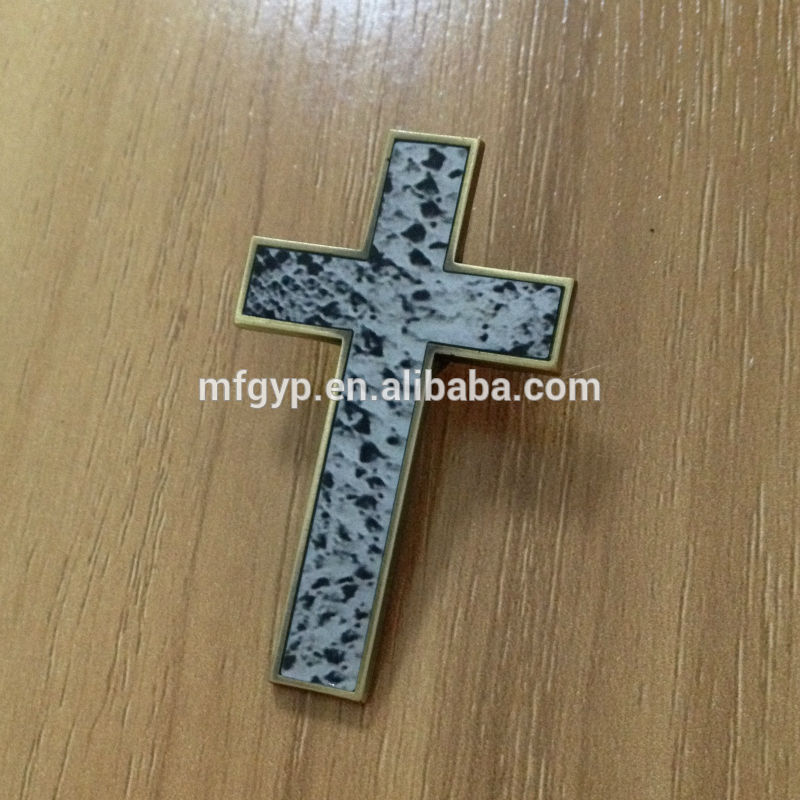 安いクロス形状セキュリティバッジ-金属工芸品問屋・仕入れ・卸・卸売り