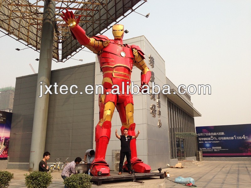 中国語マニュアル2.8アイアンマンメートルの高鉄の芸術彫刻のファッション金属工芸品-金属工芸品問屋・仕入れ・卸・卸売り