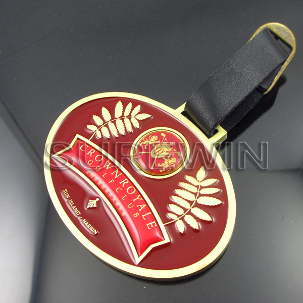 パーソナライズバルクエナメル塗料の荷物タグ-金属工芸品問屋・仕入れ・卸・卸売り
